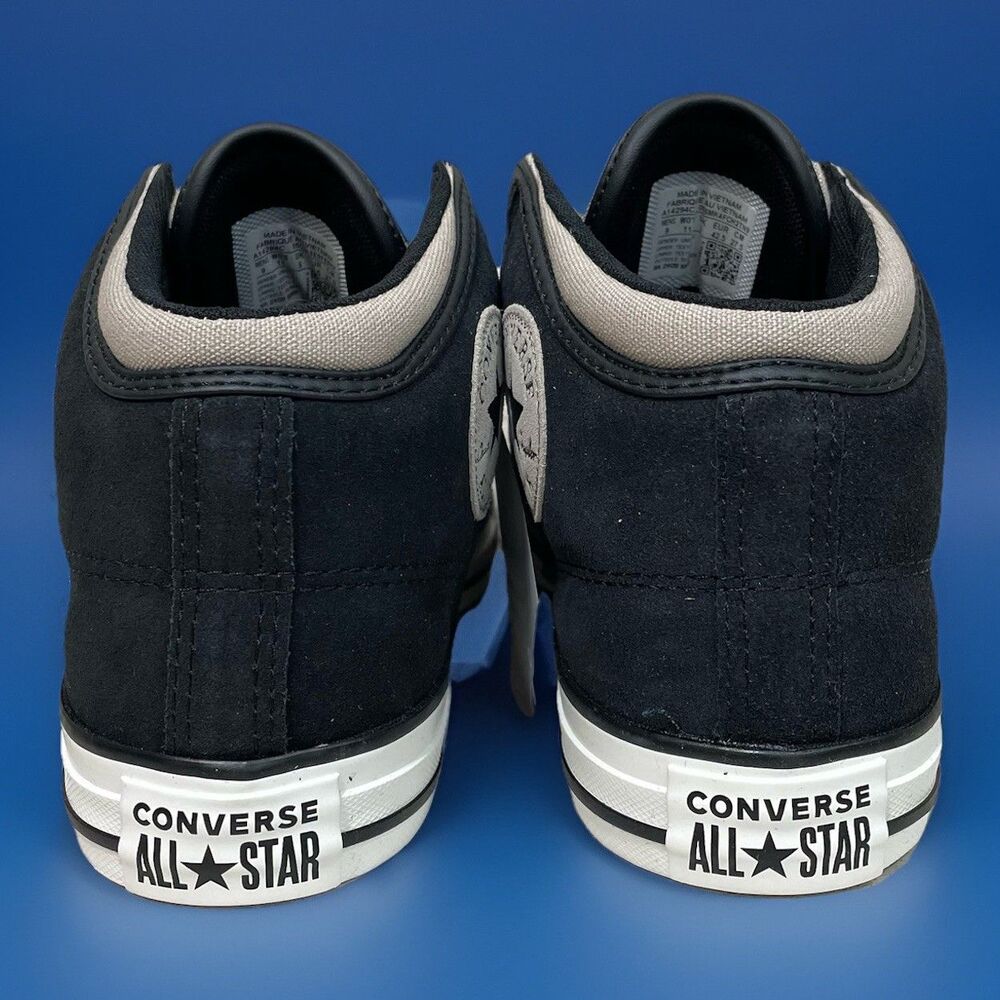Converse CTAS High Street Mid Top Men's Size 10 Sneakers Papyrus/Black A14294C - Picture 6 of 9